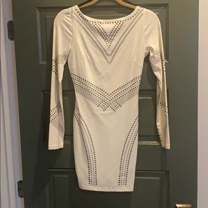 Bebe White Bodycon Dress